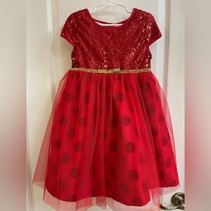 Red Girls Dress, Size 6